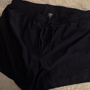 crown & ivy Navy Athletic Shorts